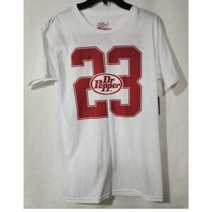 Dr pepper Et.1885 size men's medium white shirt